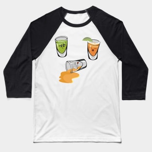 Cheerful Little Shot Glasses Sticker Pack Baseball T-Shirt